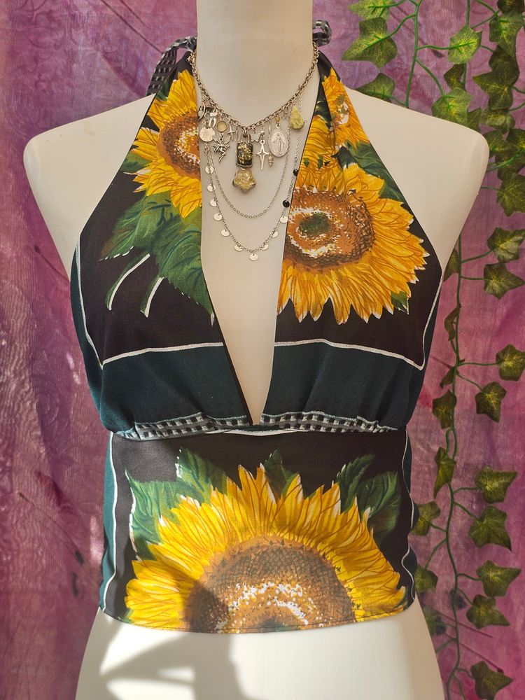 Sunflower Halterneck Top 2