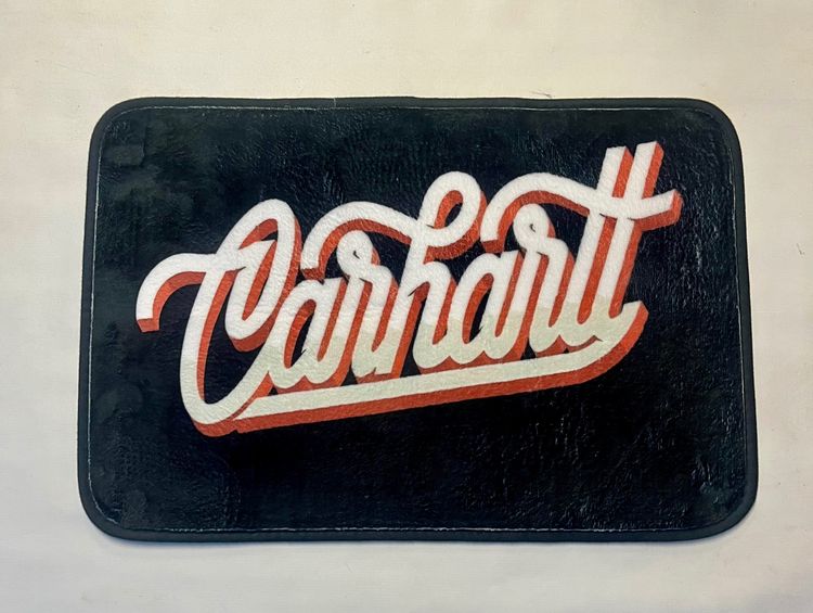 Carhartt Black Mat With Logo Novelty image 1