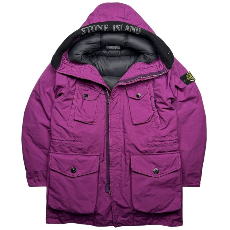 A/W 18 Stone Island David-TC Down Parka - Purple image 1