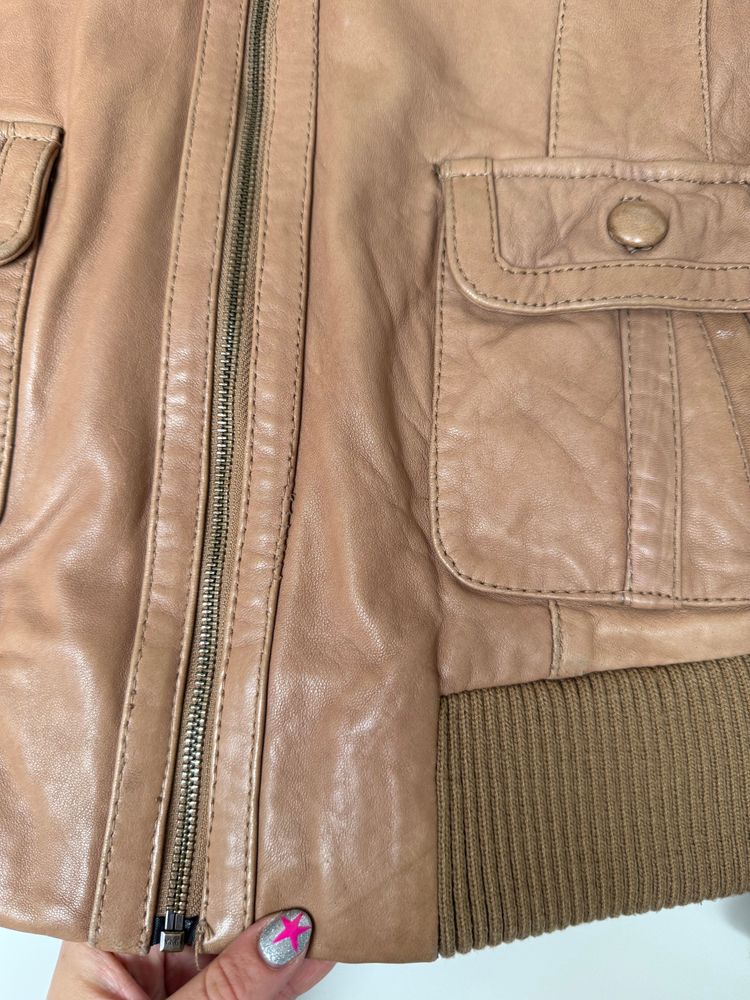 Immagine di Oasis Leather Jacket (UK16) 12
