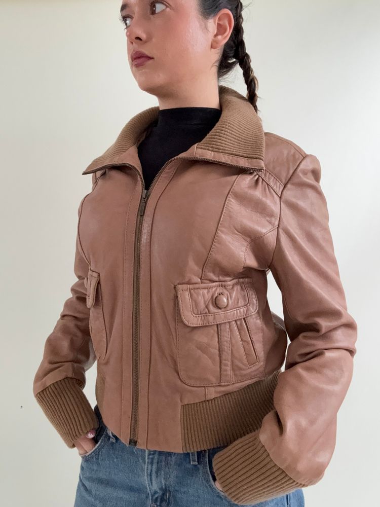 Immagine di Oasis Leather Jacket (UK16) 15