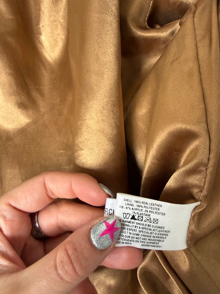 Immagine di Oasis Leather Jacket (UK16) 5