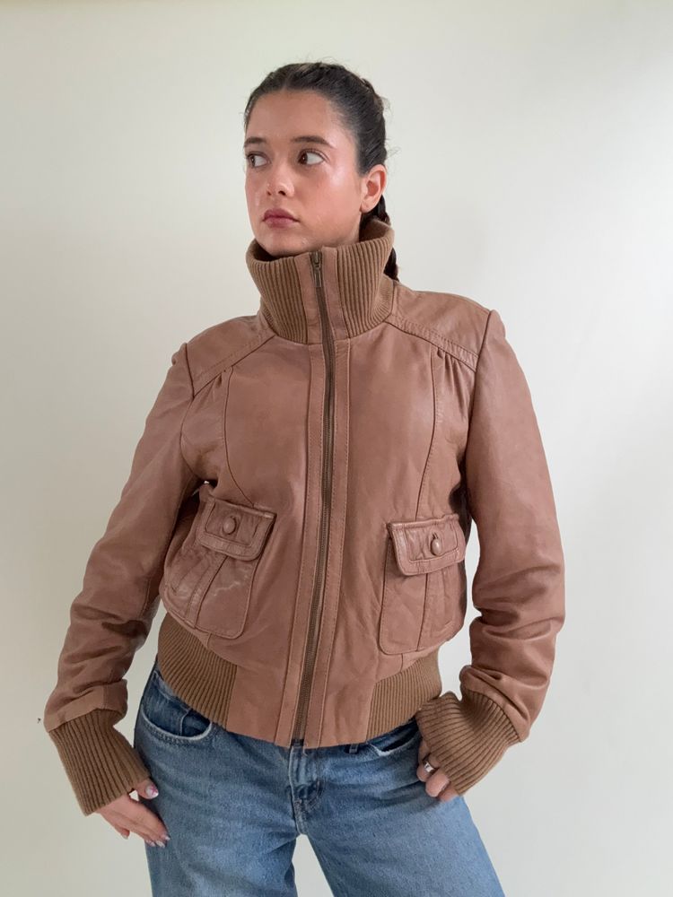 Immagine di Oasis Leather Jacket (UK16) 8