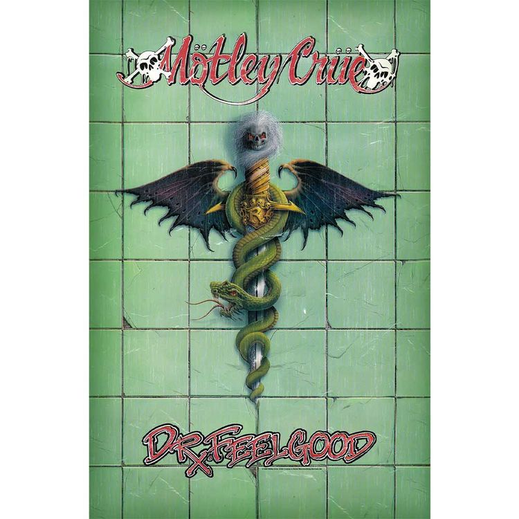 Motley Crue Doctor Feelgood Textile Poster