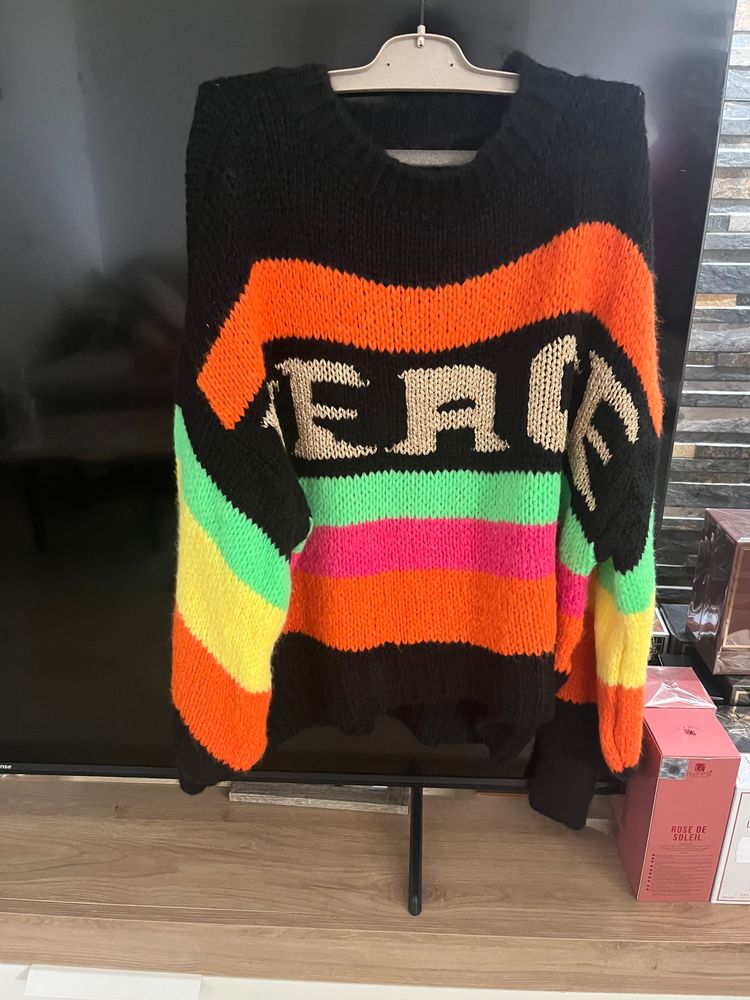 Other colorful striped knit sweater product image