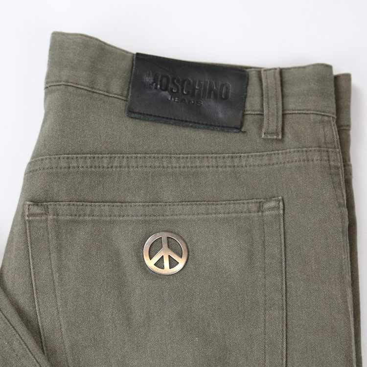 Vintage Moschino Khaki Jeans obraz 2