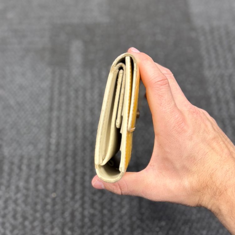 Yellow Embossed Wallet 5