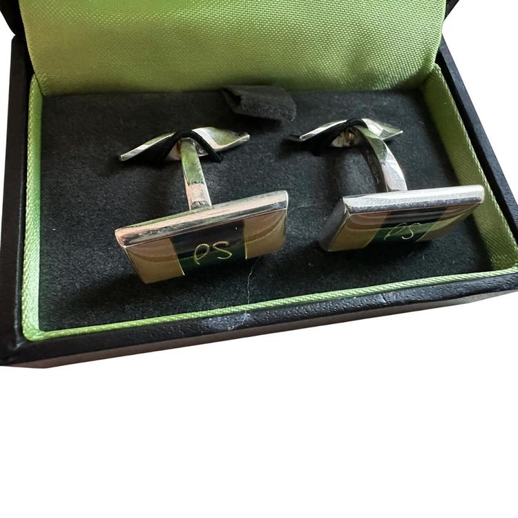 Paul Smith 925 Sterling Silver Rectangular Cufflinks image 5
