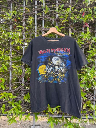 Iron Maiden Live After Death Graphic T-Shirt