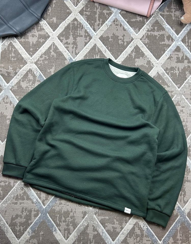 Crewneck Zielony, Z polarem w srodku Lee Sieze XL/XXL