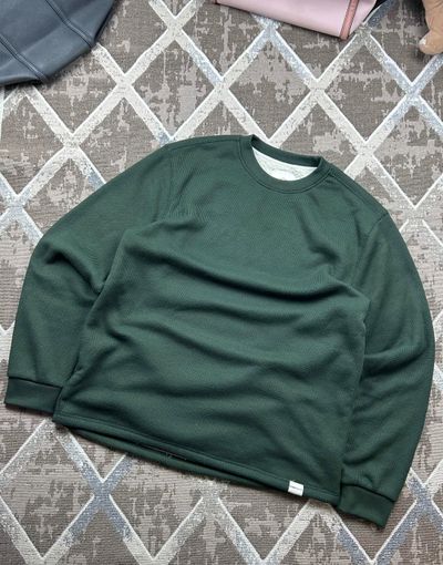 Crewneck Zielony, Z polarem w srodku Lee Sieze XL/XXL