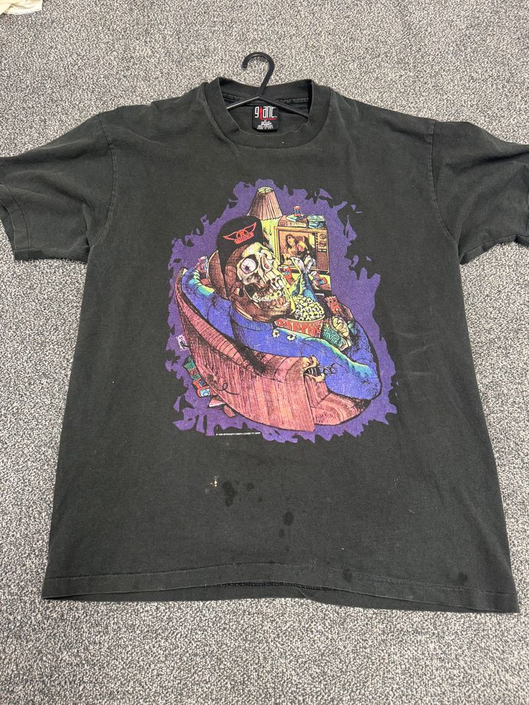 Giant Black Graphic T-Shirt Aerosmith 