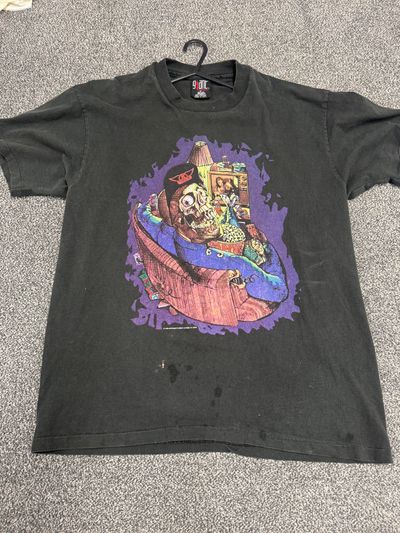 Giant Black Graphic T-Shirt Aerosmith