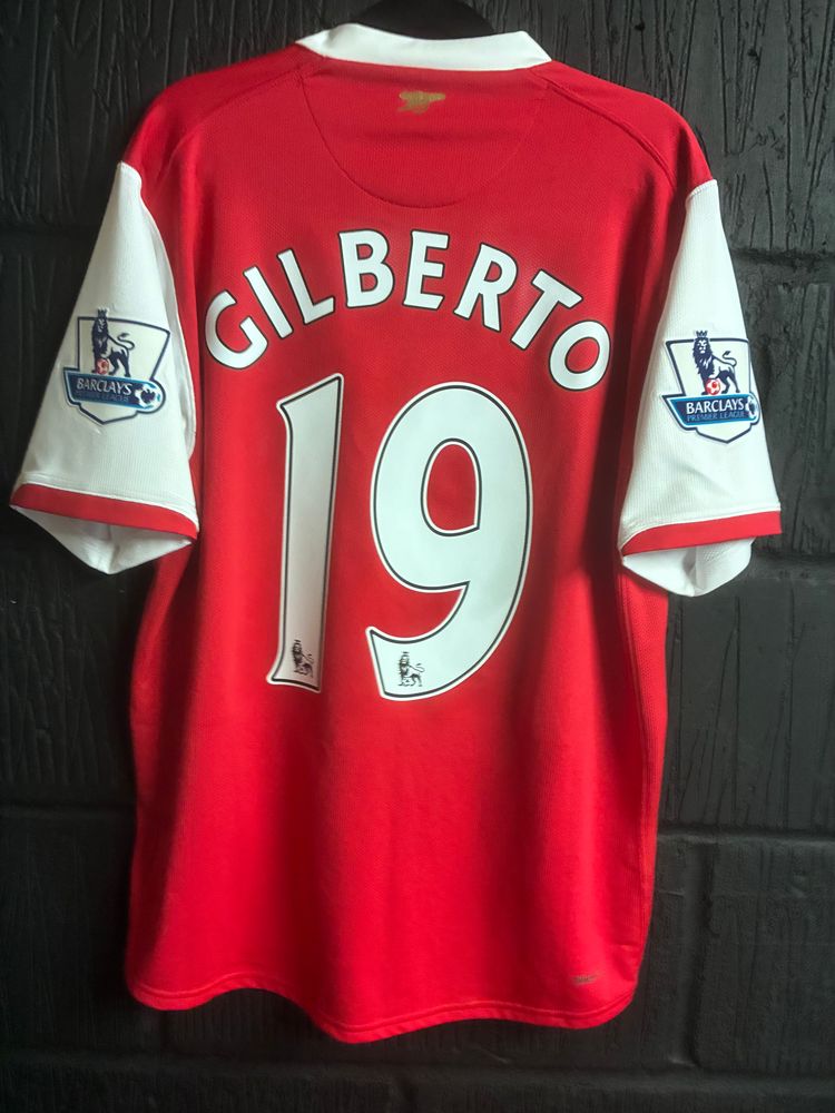 Arsenal 2006/08 Home Shirt | Medium | Gilberto Silva #19