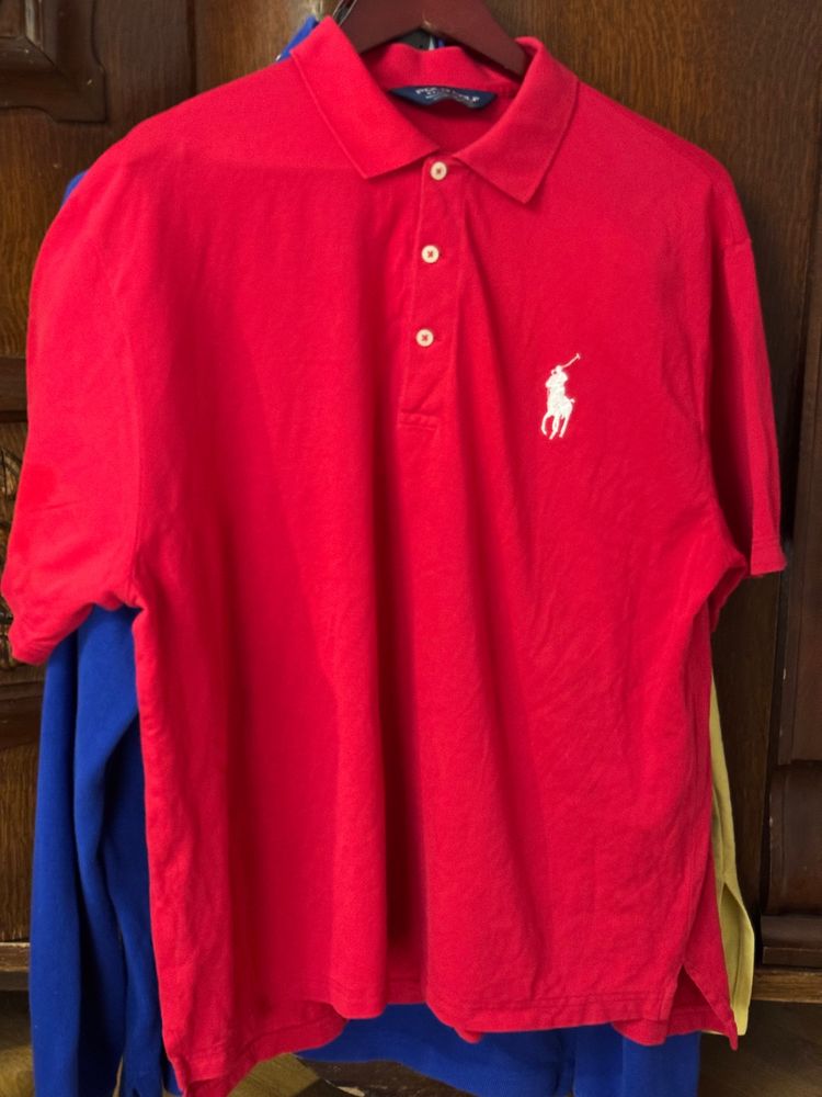 Ralph Lauren Red Polo Shirt pima cotton