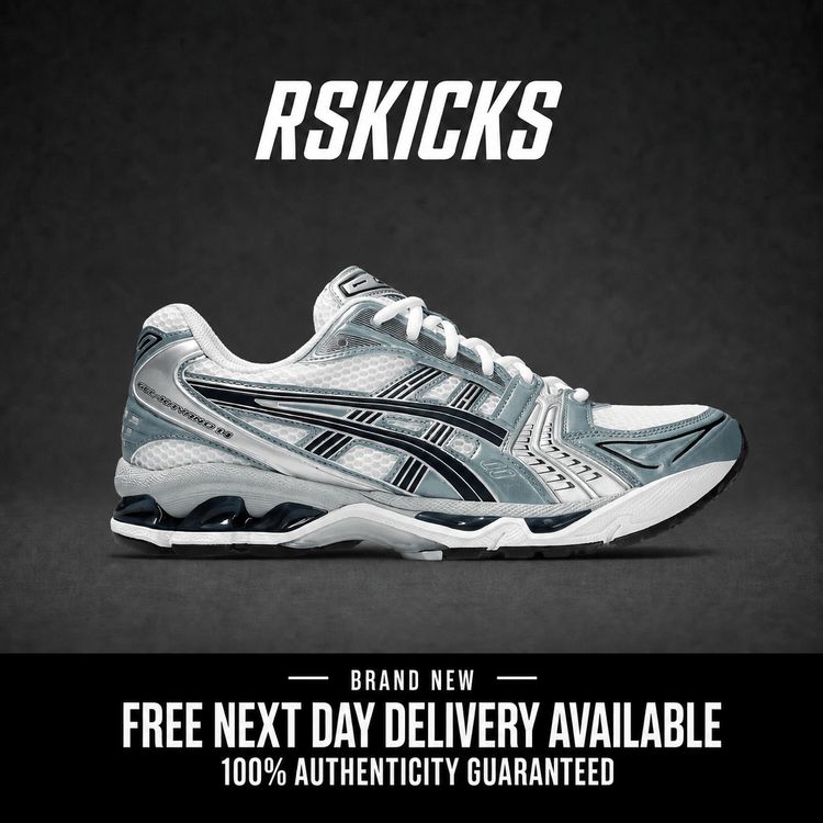 ASICS Gel-Kayano 14 White Fjord Grey Brand New