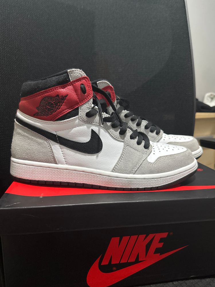 Nike Nike Air Retro UK8 Jordan 1 Smoke grey minimal wear full box product image