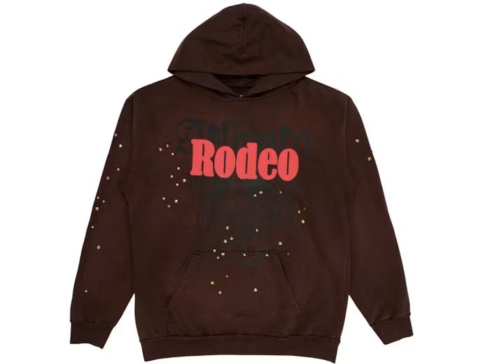 Travis Scott Cactus Jack x Sp5der Days Before Rodeo Hoodie Brown