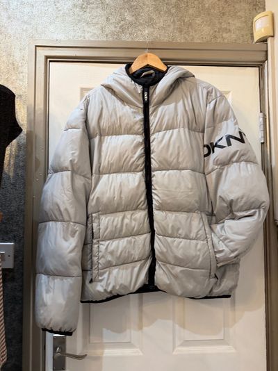 Dkny Puffer Jacket With Hood