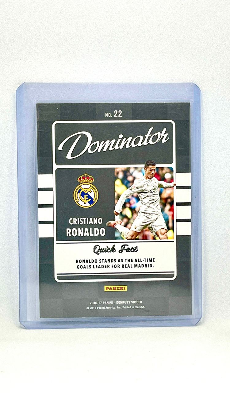 Cristiano Ronaldo - Real Madrid - Dominator - Holo - Panini Donruss 16-17 2