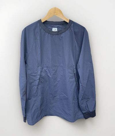 C.P. Company Men’s Jumper Nylon Crew Neck Sweatshirt Navy Size Large Casuals New