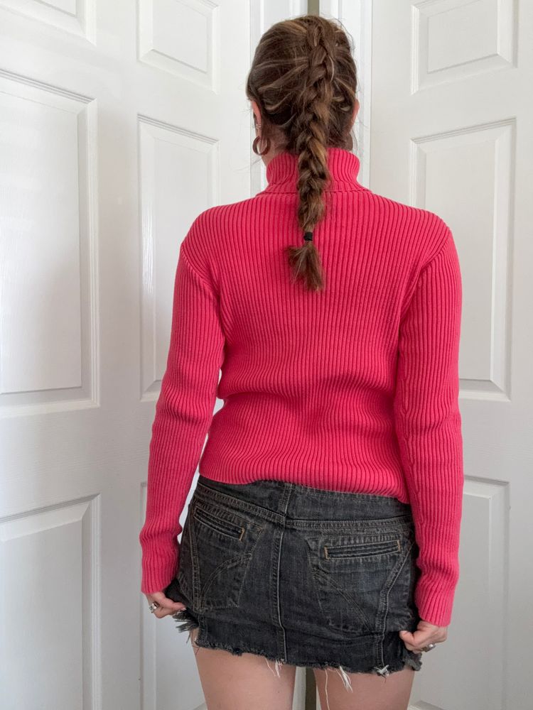 Ralph Lauren Knitted Ribbed Roll Neck (M) image 8