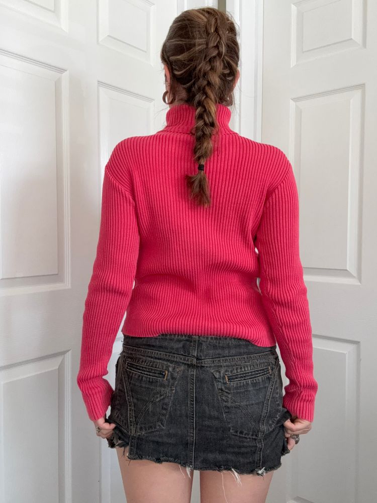 Ralph Lauren Knitted Ribbed Roll Neck (M) image 2
