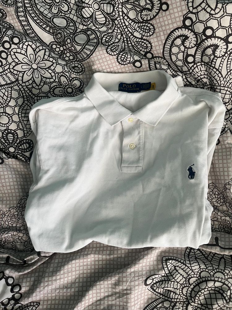 Polo Ralph Lauren White Slim Fit Polo Shirt