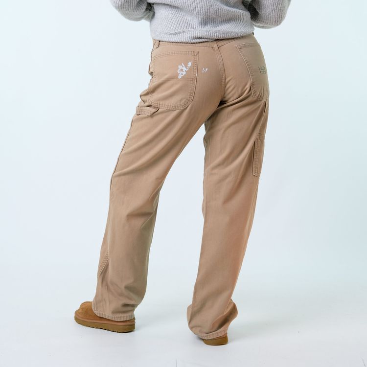 Brown y2ks Wrangler Canvas Carpenter Baggy Jeans Pants (30x32) image 8