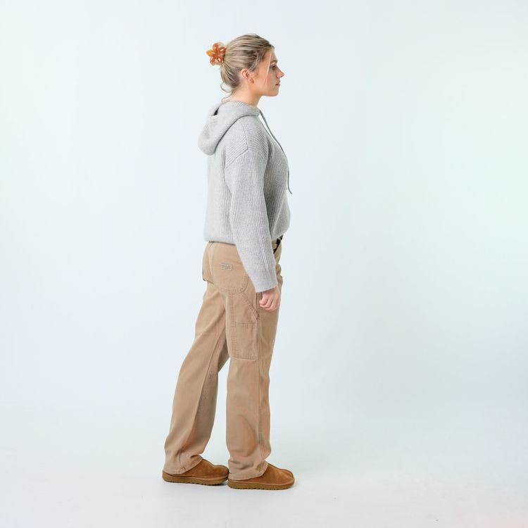 Brown y2ks Wrangler Canvas Carpenter Baggy Jeans Pants (30x32) image 6
