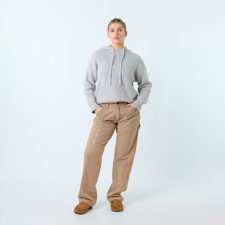 Brown y2ks Wrangler Canvas Carpenter Baggy Jeans Pants (30x32)