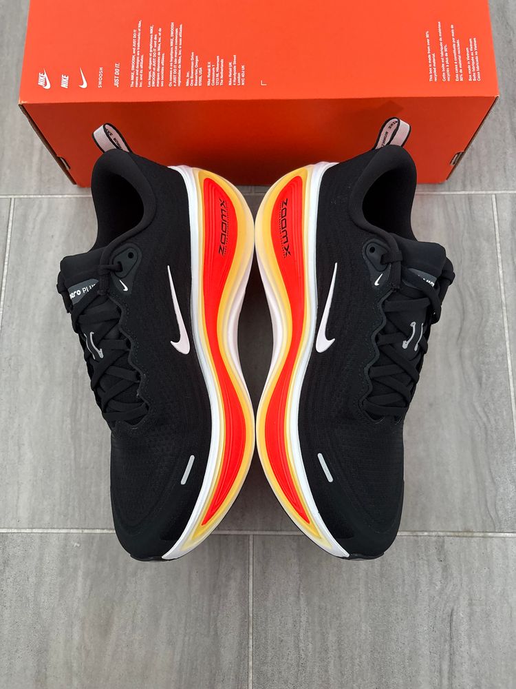 Nike Vomero Plus Road Running Trainers - ‘Black White Crimson’ - Size UK 8,8.5 4