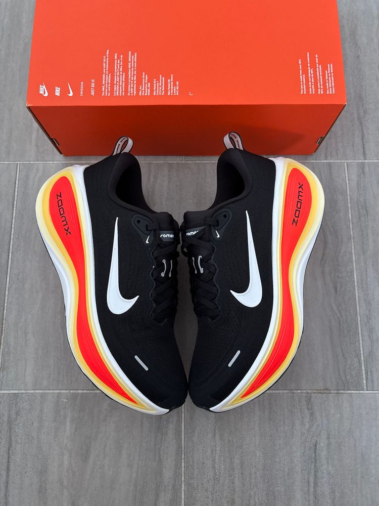 Nike Vomero Plus Road Running Trainers - ‘Black White Crimson’ - Size UK 8,8.5 6