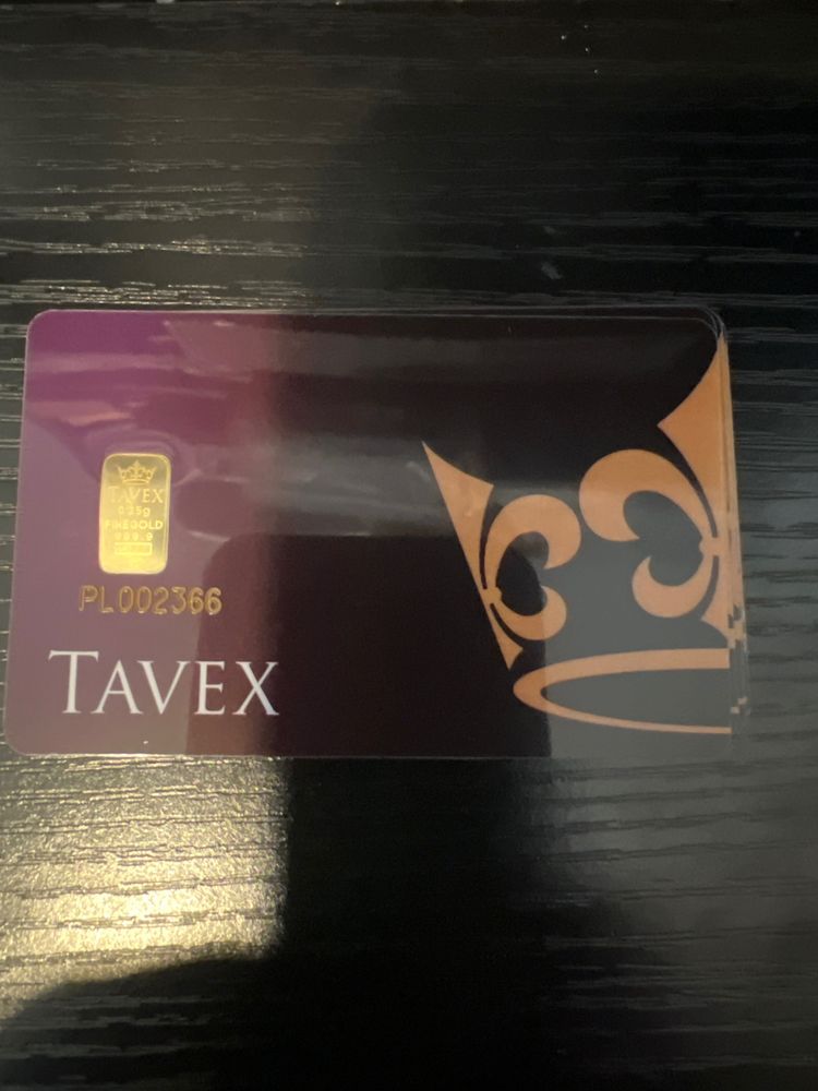 Tavex 0.25g gold