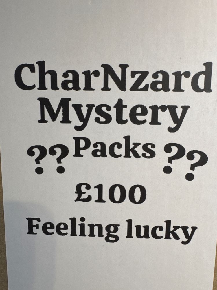 Charnzard Mystery Packs £100