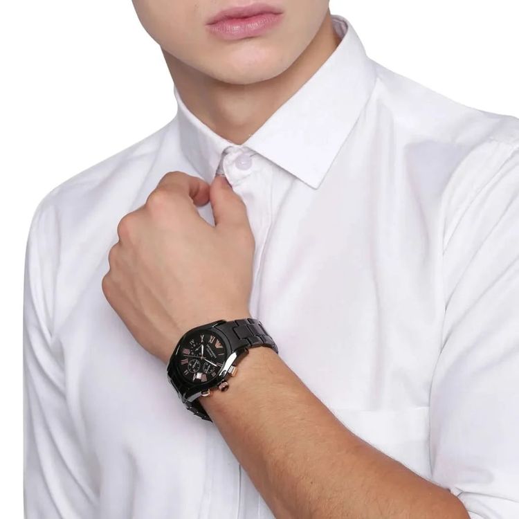 Emporio Armani AR1410 Stainless Steel Watches For Mens image 5