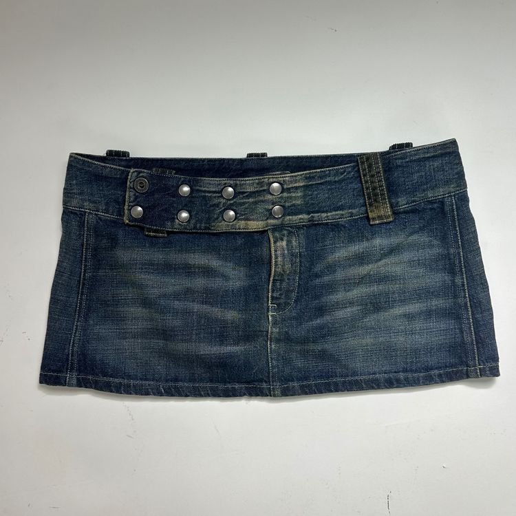 Vintage diesel wrap around mini skirt low waisted 