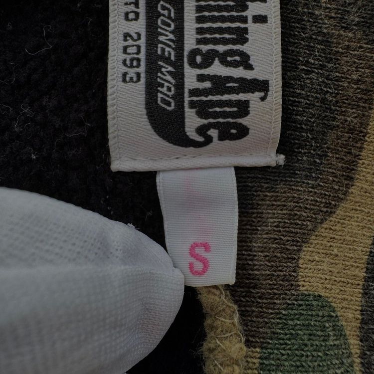 A Bathing Ape BAPE 1st camo green black shark full zip hoodie image 10