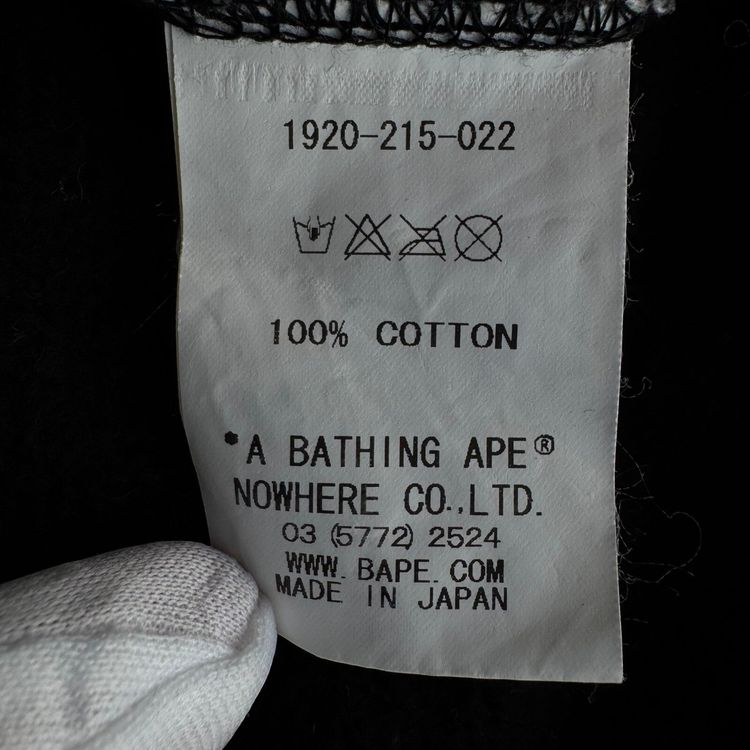 A Bathing Ape BAPE 1st camo green black shark full zip hoodie image 14