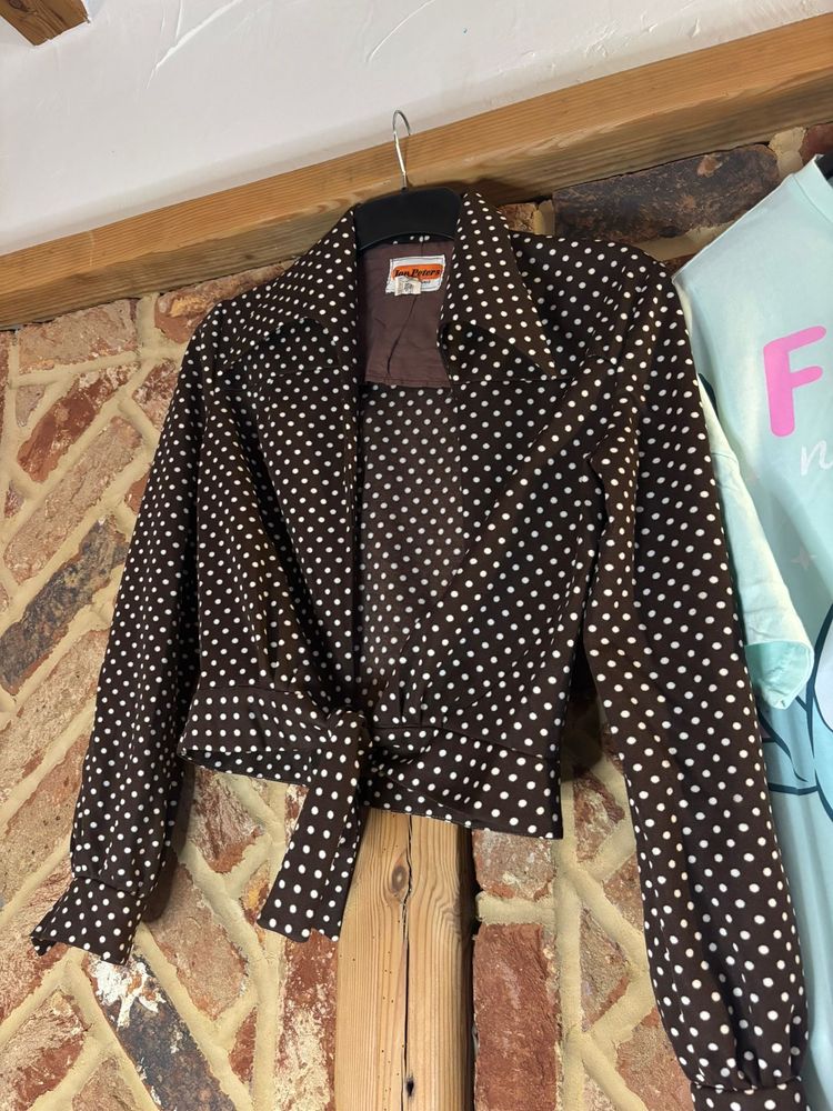 Brown Polka Dot Jacket