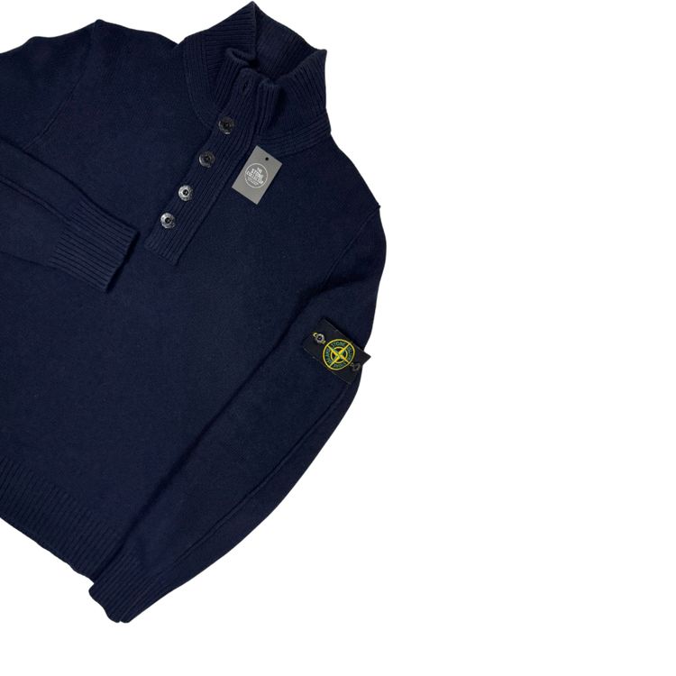 Jersey Half-Zip Stone Island azul marino - talla L image 5