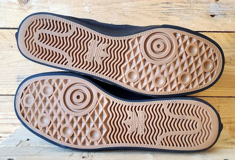 Adidas Nizza Slip on Low Canvas Trainers UK10.5/US11/EU45 EF1184 Triple Black image 13