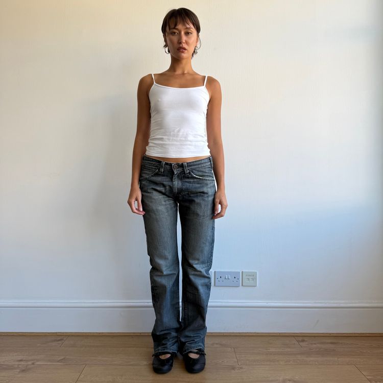 Levi’s dark wash star jeans - Size 31x34 image 11