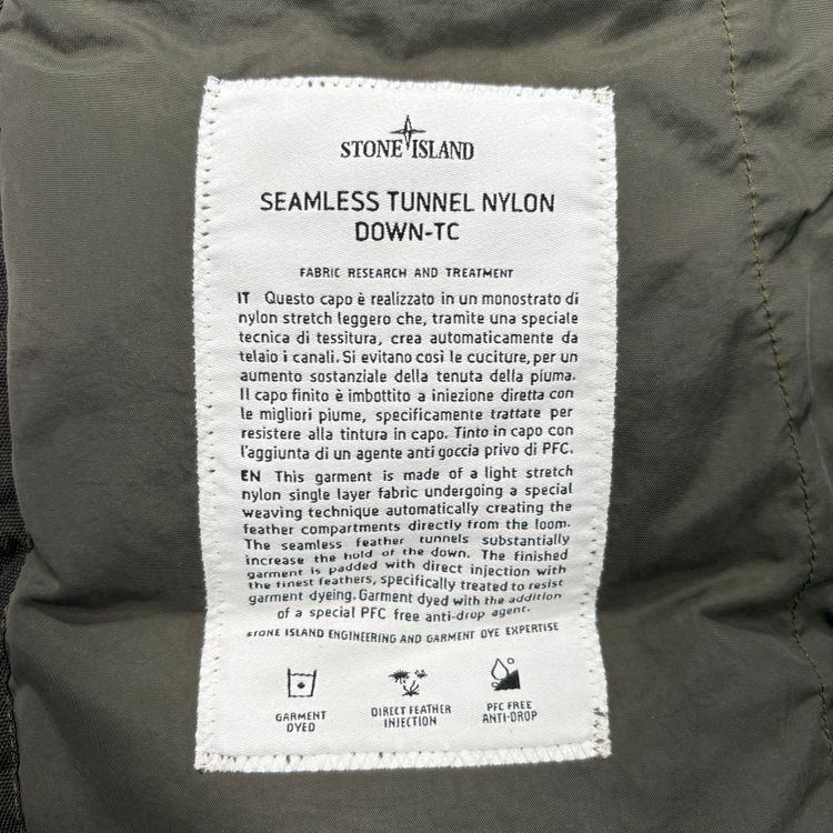 Stone Island Green Seamless Tunnel Nylon Down-TC Puffer Jacket image 6