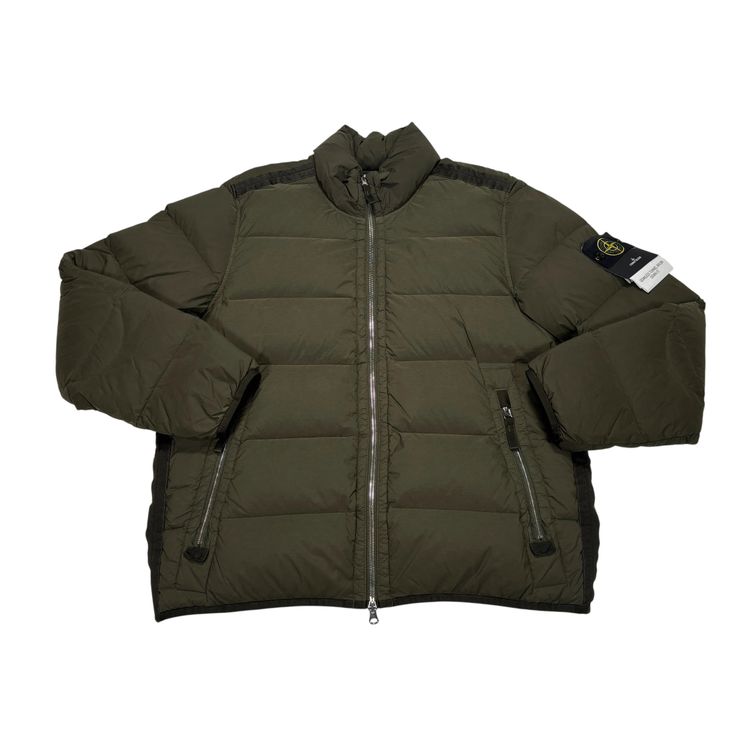 Stone Island Green Seamless Tunnel Nylon Down-TC Puffer Jacket image 1