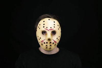 Friday The 13th Jason Voorhees Resin Mask DAMAGED 1 2
