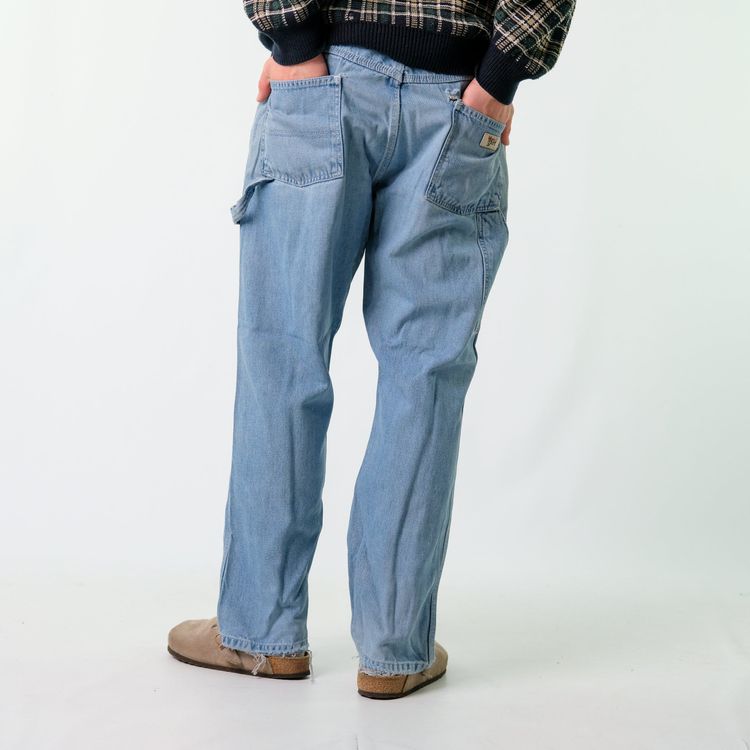 Blue y2ks Work n Sport Denim Carpenter Baggy Jeans Pants (36x30) image 2