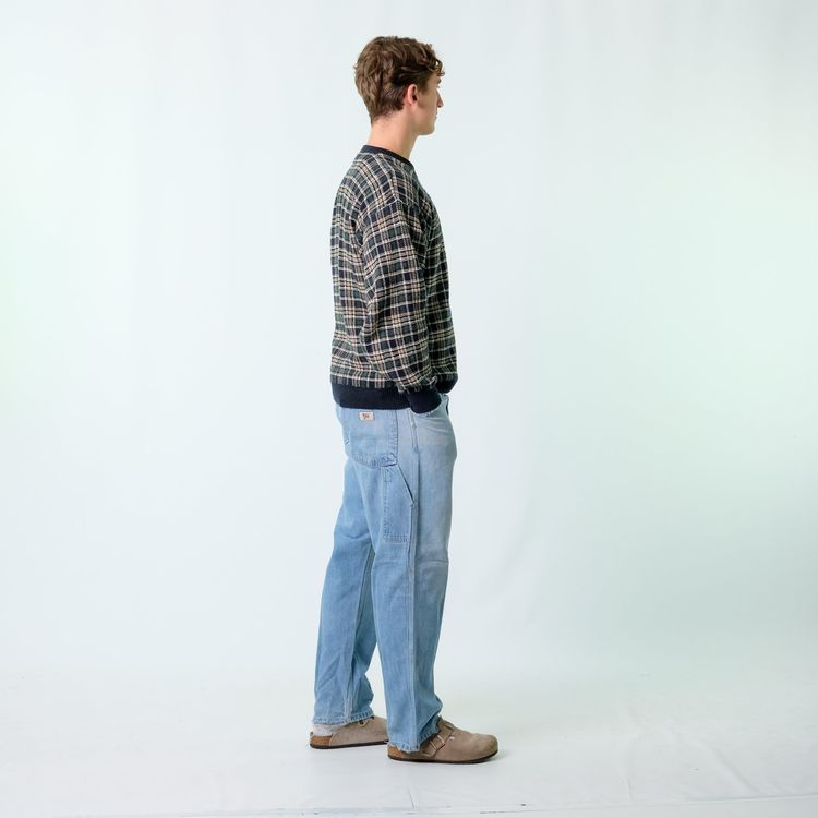 Blue y2ks Work n Sport Denim Carpenter Baggy Jeans Pants (36x30) image 8
