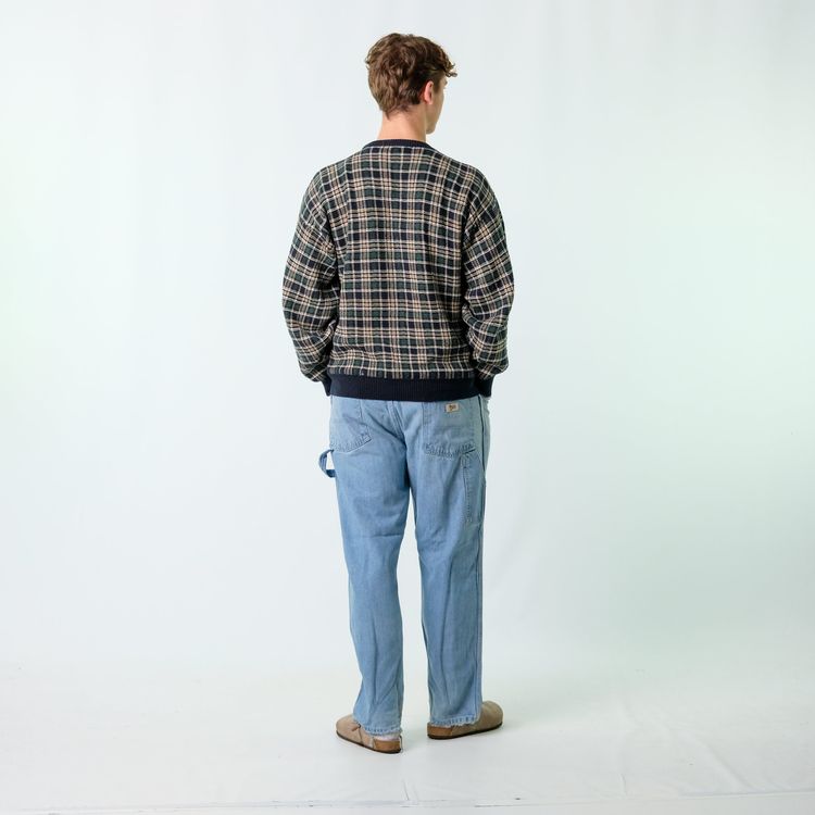 Blue y2ks Work n Sport Denim Carpenter Baggy Jeans Pants (36x30) image 5