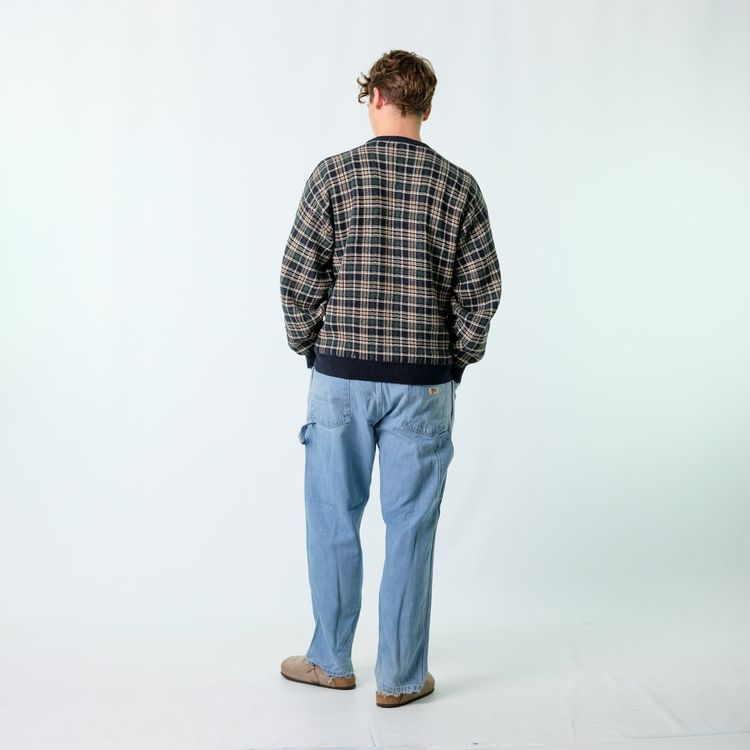 Blue y2ks Work n Sport Denim Carpenter Baggy Jeans Pants (36x30) image 7